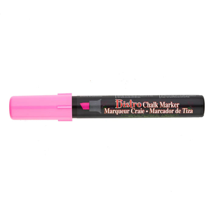 Bistro Chalk Fluorecent Chisel Tip Marker - Fluorecent Pink Bistro粉笔荧光马克笔 荧光粉
