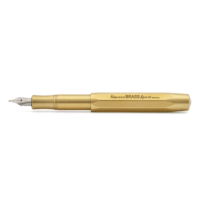 KAWECO BRASS SPORT FOUNTAIN PEN 10000916 EF 卡维克黄铜系列运动款列钢笔