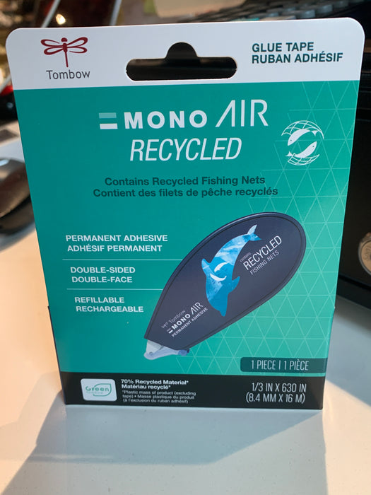 TOMBOW MONO AIR RECYCLED ADHESIVE APPLICATOR日本蜻蜓再回收材料点点胶