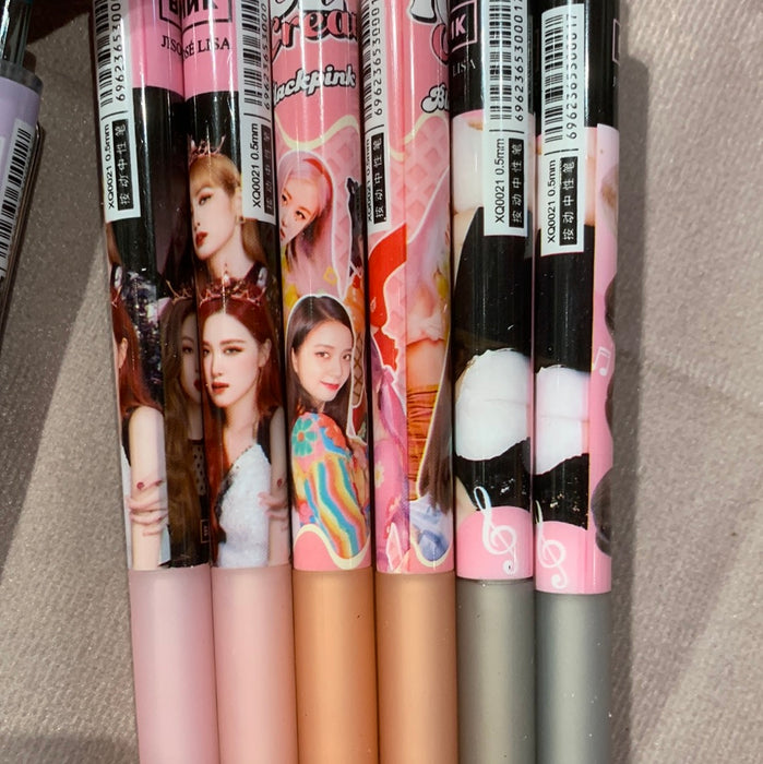 GEL INK PEN BLIND BOX Black Pink盲盒笔