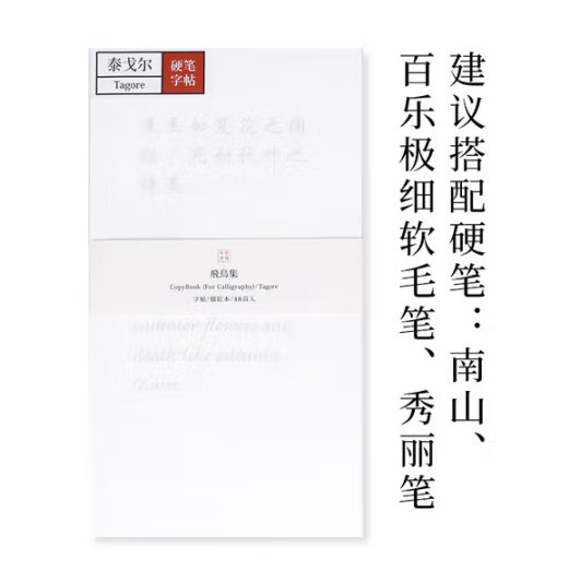 此时此地硬笔字帖 飞鸟集-泰戈尔