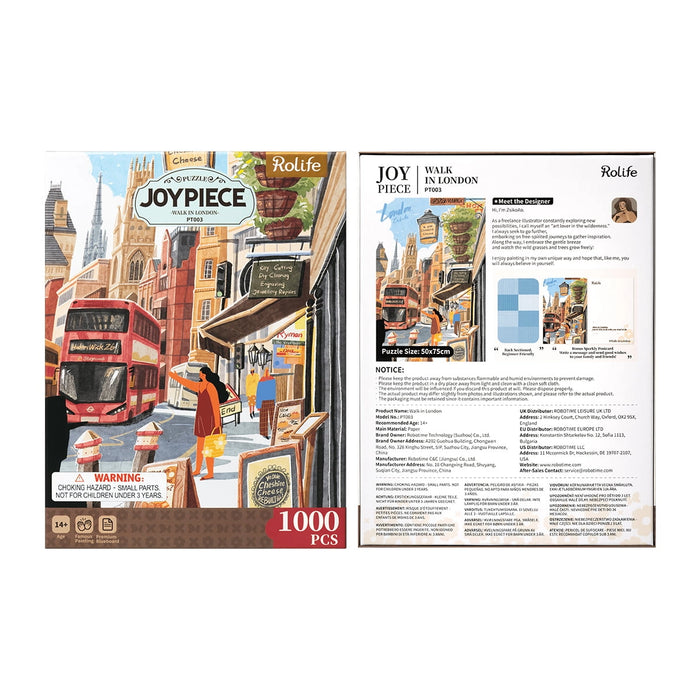 Rolife Walk in London 1000 Piece Jigsaw Puzzle PT003 若来拼图 漫步伦敦