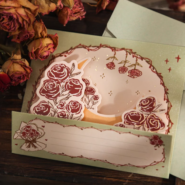MR.PAPER Rose Series 3D Gift Card 纸先生玫瑰系列立体贺卡 月升王国