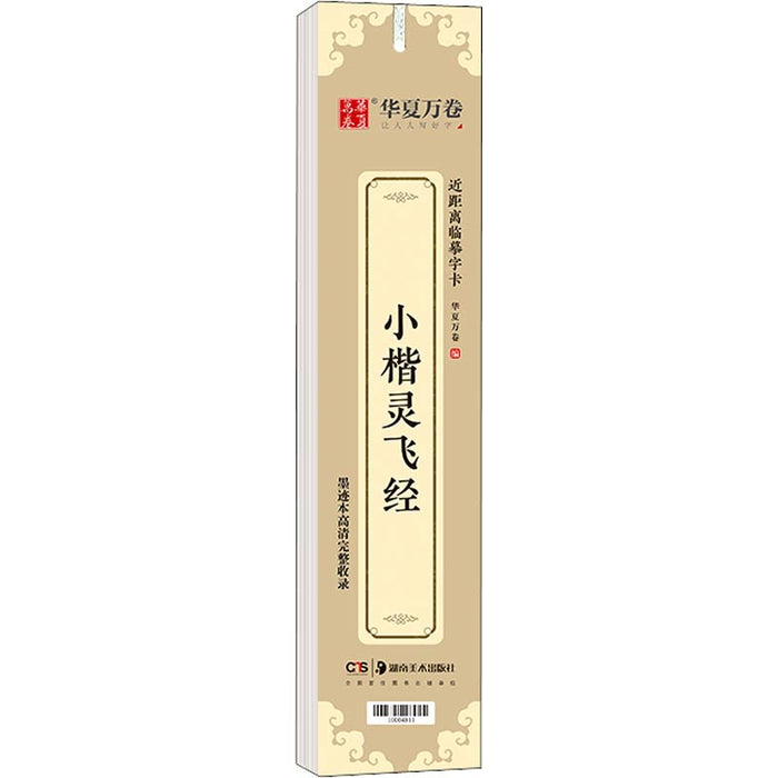 近距离临摹字卡：小楷灵飞经