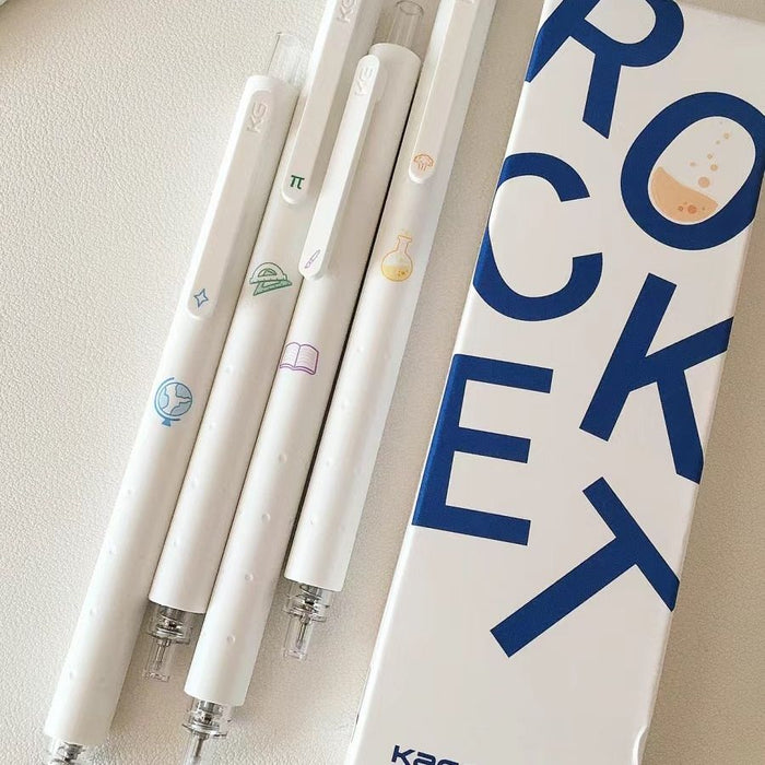 KACO ROCKET GEL PEN - BLACK KACO菁点学科笔中性笔 0.5mm 黑色 地理款