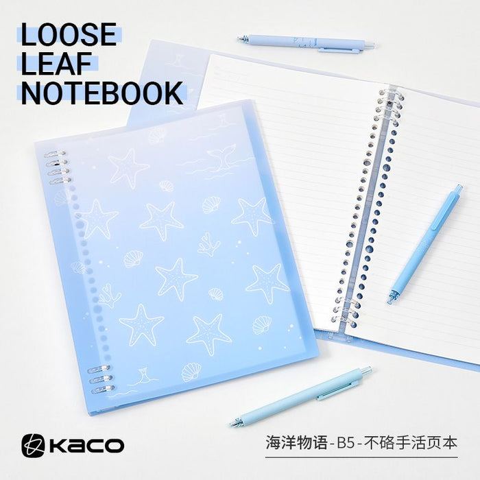 KACO LOOSE LEAF NOTEBOOK - B5 KACO海洋物语活页本 B5
