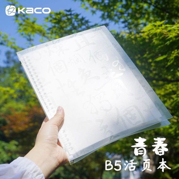 KACO LOOSE LEAF NOTEBOOK - B5 KACO清华艺博联名 青春B5活页本
