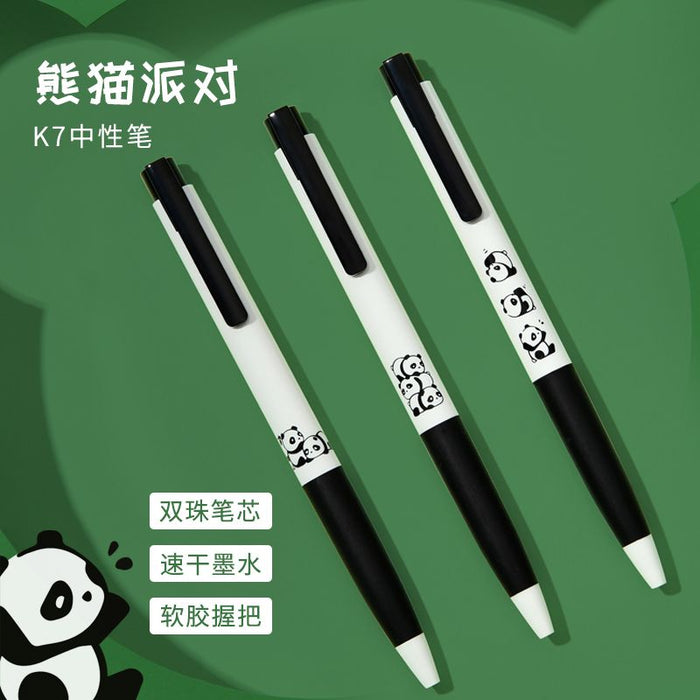 KACO K7 SERIES PLASTIC GEL INK PEN熊猫派对 中性笔