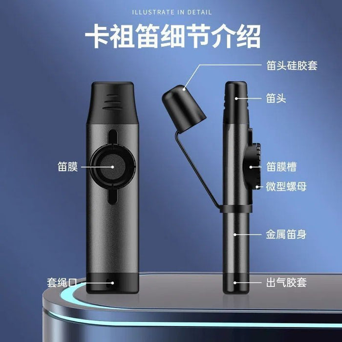 SWAN METAL KAZOO - Black天鹅牌金属卡祖笛 极夜黑