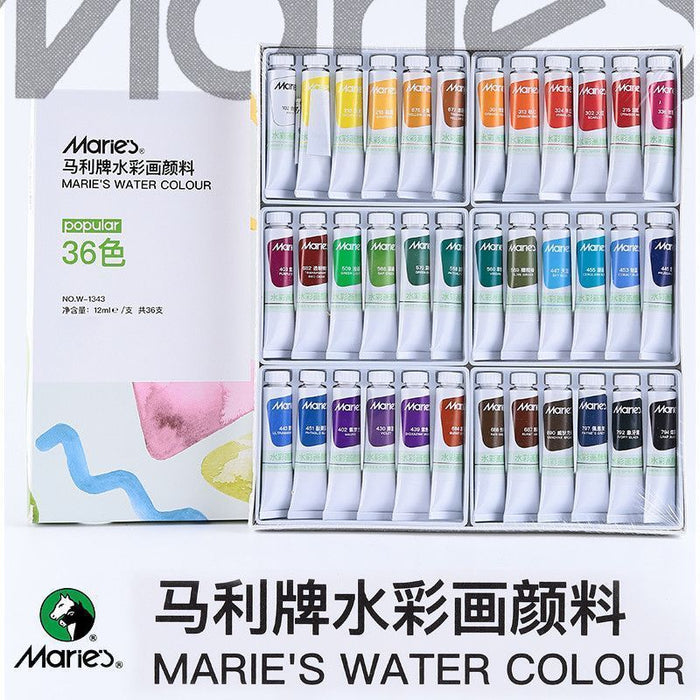 MARIE'S WATER COLOUR 36Colors 马利牌 水彩画颜料 36色