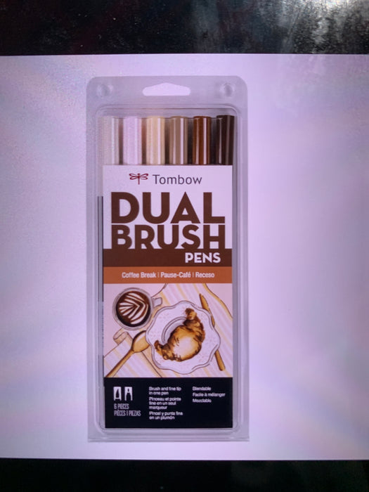 dual brush pen art markers