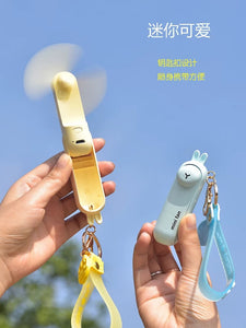 Portable Fan 可爱便携小风扇 钥匙扣挂件迷你USB 颜色随机