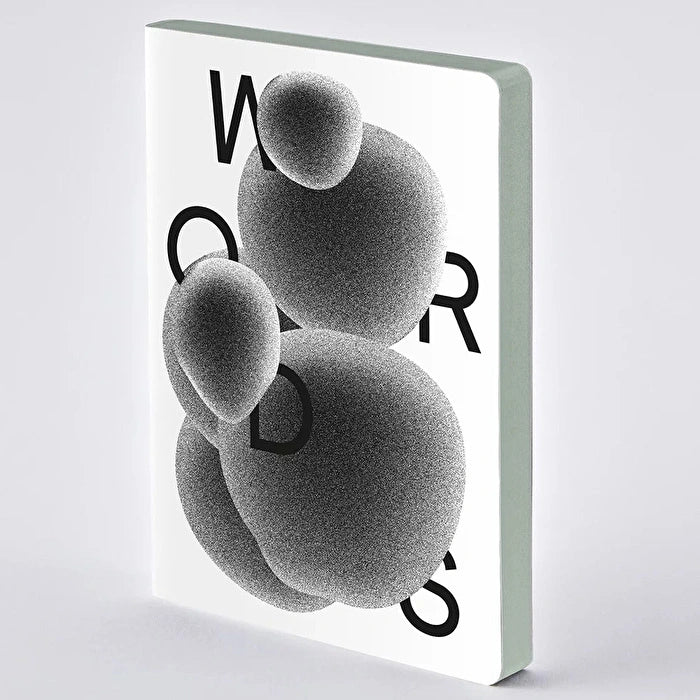 Nuuna Graphic L - Words By Heyday Notebook - A5 165x220mm,256 Pages 德国NUUNA Graphic系列艺术家Heyday设计“文字”大号笔记本