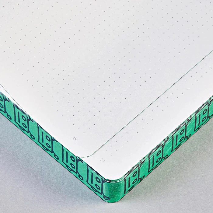 Nuuna Graphic L - Write Against The Machines Notebook - 165x220mm,256 Pages 德国NUUNA Graphic系列“人工编程”大号笔记本