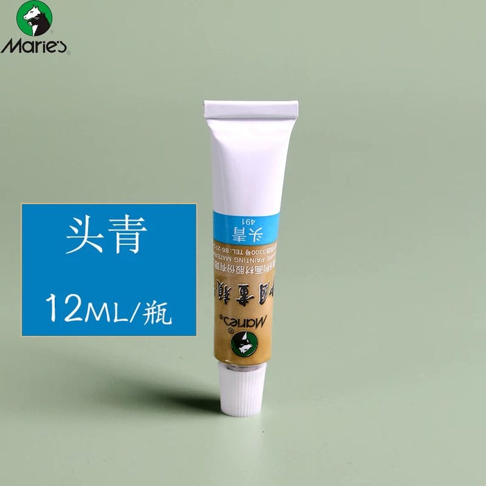 Marie‘s Chinese Painting Color - #491 12ml 马利牌 国画颜料 头青 单支 12ml