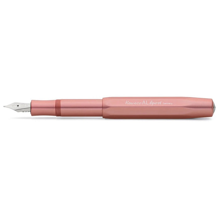 KAWECO AL SPORT ROSE GOLD FOUNTAIN PEN 10001244 F 卡维克铝制AL系列钢笔 玫瑰金