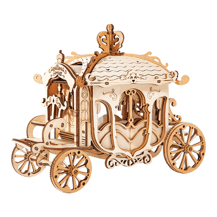 ROLIFE Carriage TG506 3D Wooden Puzzle 若来DIY手工拼装模型 TG506 古典马车