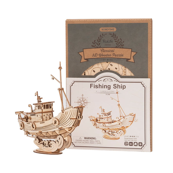 ROLIFE Fishing Ship TG308 若来DIY手工拼装模型 渔船