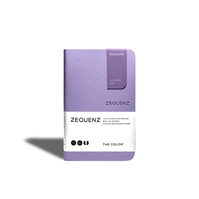 Zequenz The Color - A6, Lavender, Ruled 泰国Zequenz The Color 系列笔记本 A6薰衣草紫 横格内页