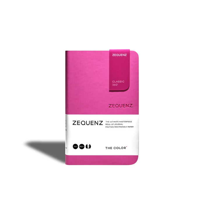 Zequenz The Color - A6, Magenta, Dotted 泰国Zequenz The Color 系列笔记本 A6洋红色 点阵内页
