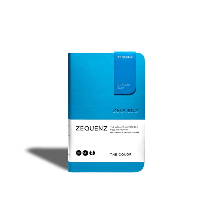Zequenz The Color - A6, Ocean, Ruled 泰国Zequenz The Color 系列笔记本 A6海蓝色 横格内页
