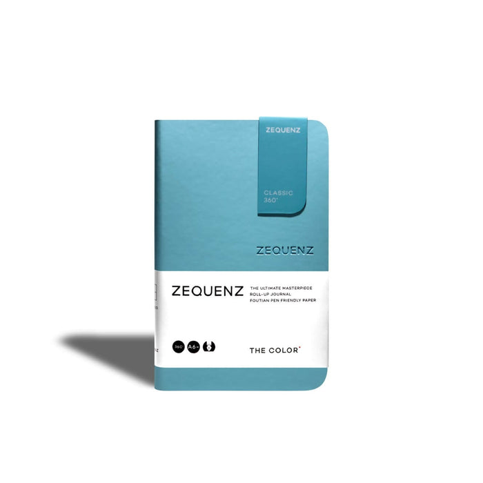 Zequenz The Color - A6, Turquoise, Dotted 泰国Zequenz The Color 系列笔记本 A6青绿色 点阵内页