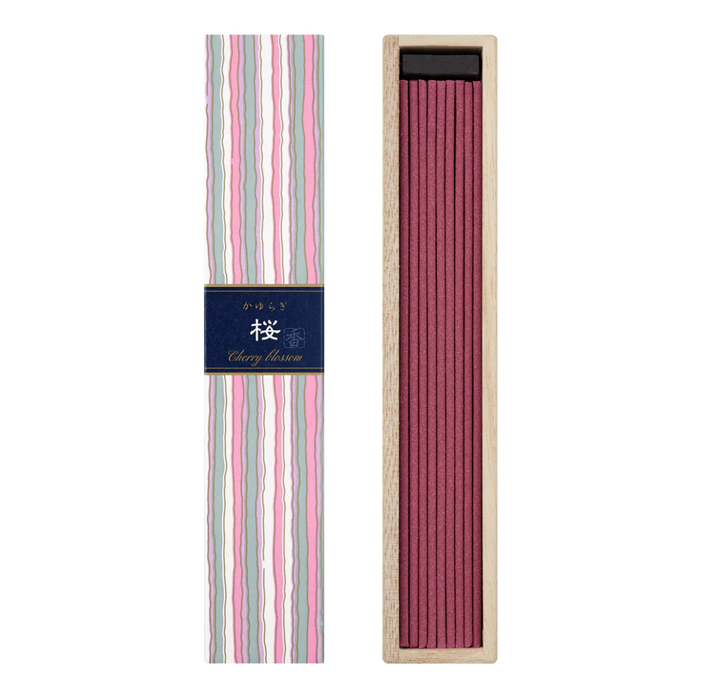 NIPPON KODO Incense Kayuragi - Cherry Blossom 40 sticks 日本香堂KAYURAGI线香 樱花 40根装
