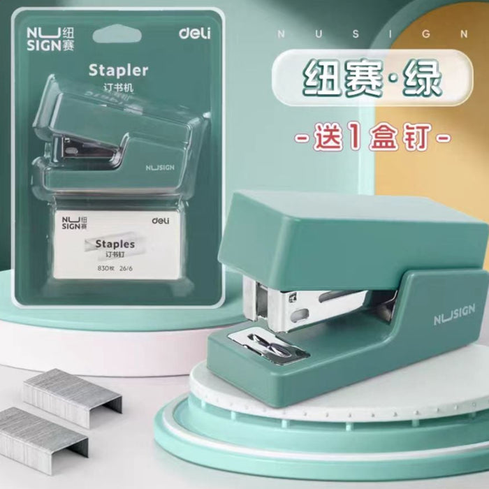 Deli Nusign Mini Stapler得力纽赛便捷小款订书机