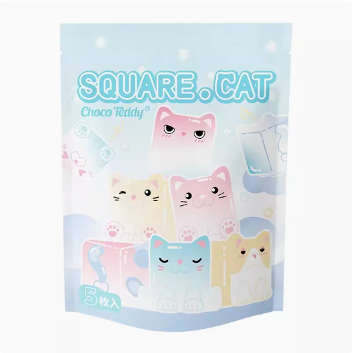 Square Cat Ice Cool Series Blind Bag方块叠叠猫盲袋 5枚装
