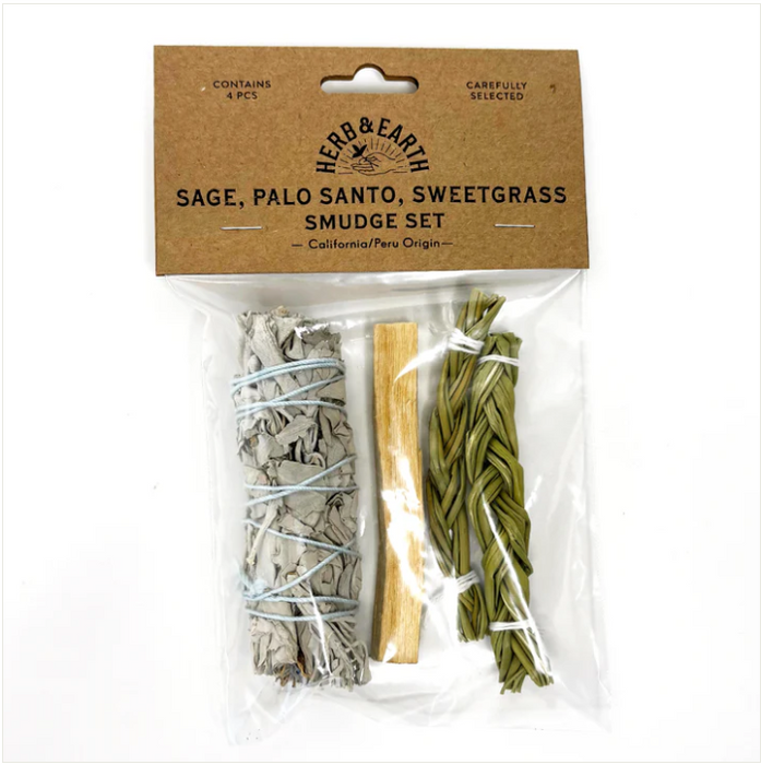 HERB & EARTH Smudge Set 4pcs日本香道熏香套装