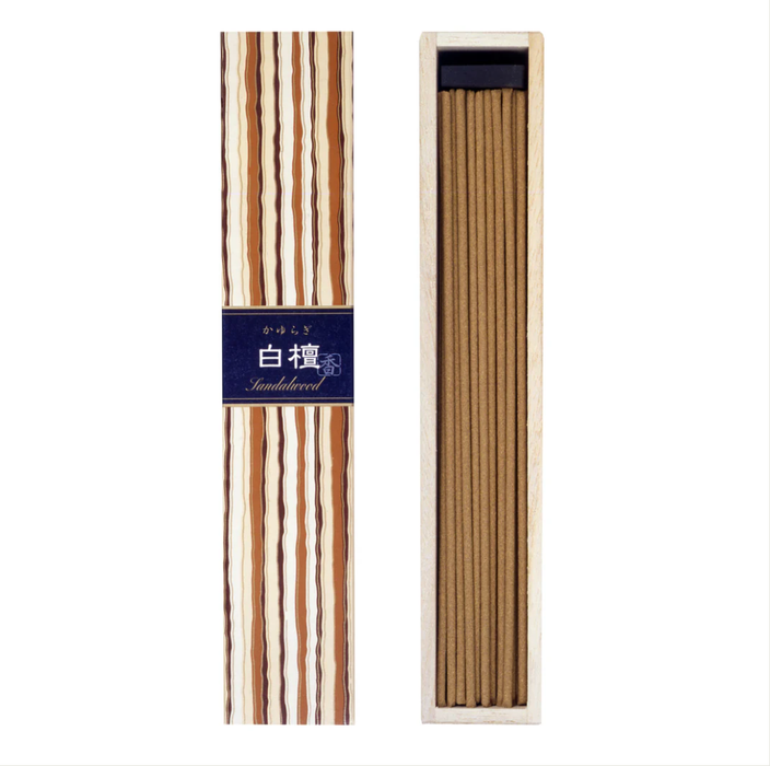 NIPPON KODO Incense Kayuragi - Sandalwood 40 sticks 日本香堂KAYURAGI线香 白檀 40根装