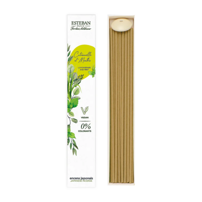 NIPPON KODO INTERIOR GARDEN NATURE - Lemongrass & Mint Japanese Style Incense 日本香堂室内花园系列日式线香 柠檬薄荷