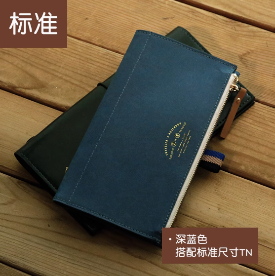BENZSTORE TN ‌ZIPPER POUCH - Standard Blue 本字时多 TN杜邦纸拉链收纳袋 标准款 深蓝色