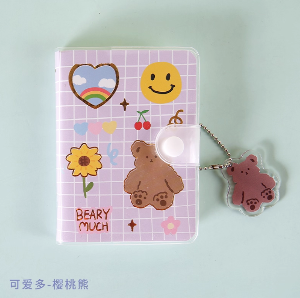 MO RAN Soft Skin Mini Handbook - Cutie Series - Bear 墨染文坊迷你可爱胶套小本 可爱多系列 -樱桃熊