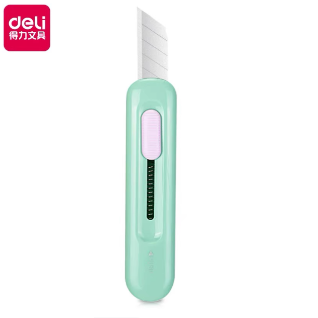 DELI No.2079A Cutter - Green 得力2079A美工刀 绿色