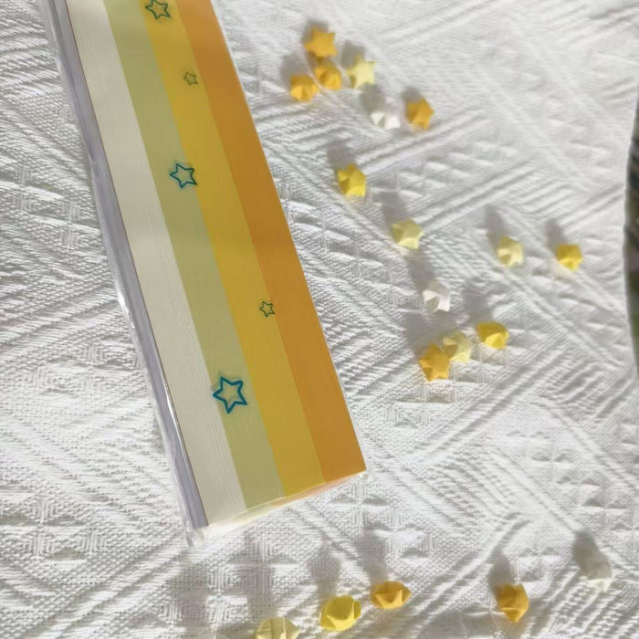 Gradient Lucky Star Paper Strips 渐变幸运星纸条