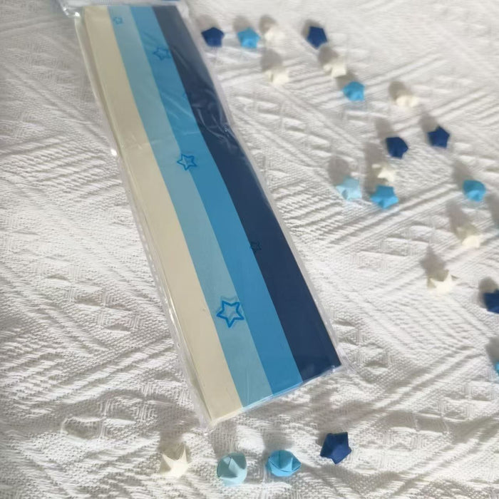 Gradient Lucky Star Paper Strips 渐变幸运星纸条