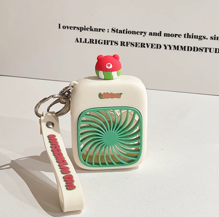 Portable Fan 可爱便携小风扇 钥匙扣挂件迷你USB 甜果果 颜色随机