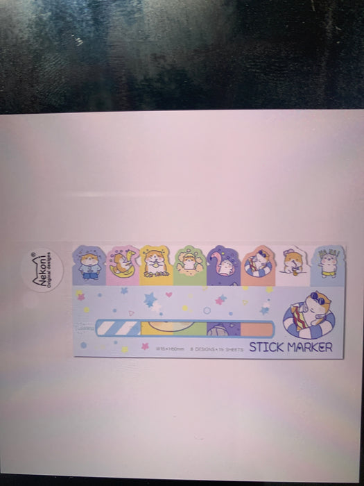 Nekoni Stick Marker cartoon sticky notes