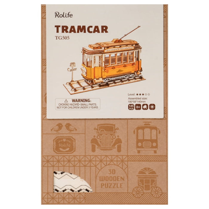ROLIFE Tramcar TG505 若来DIY手工拼装模型 有轨电车