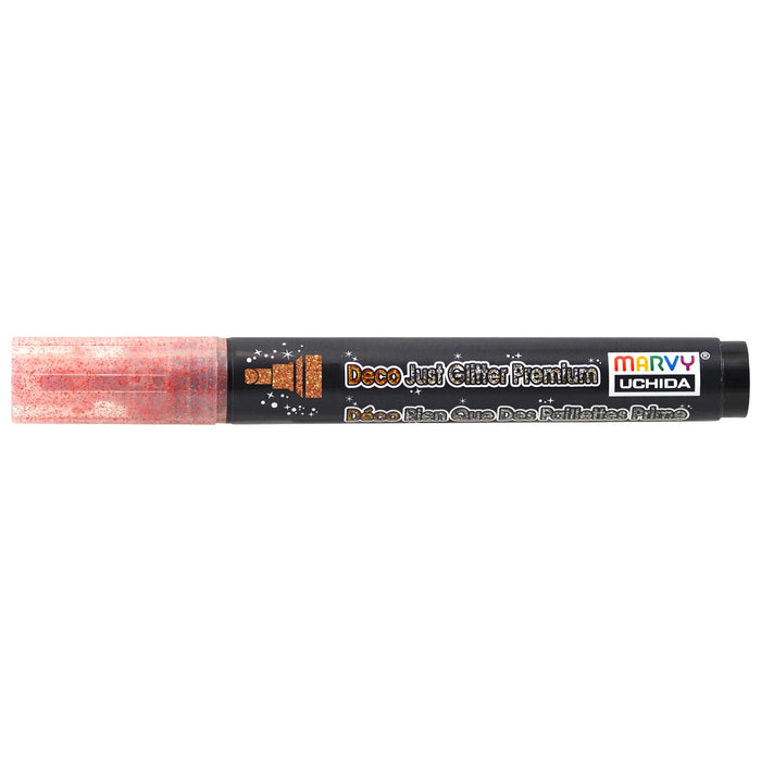 MARVY Deco Just Glitter Premium Marker - Glitter Red 日本内田美辉Deco Just系列精品闪亮马克笔 红色
