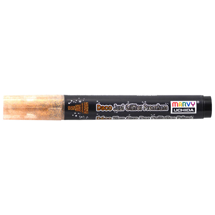 MARVY Deco Just Glitter Premium Marker - Glitter Gold 日本内田美辉Deco Just系列精品闪亮马克笔 金色