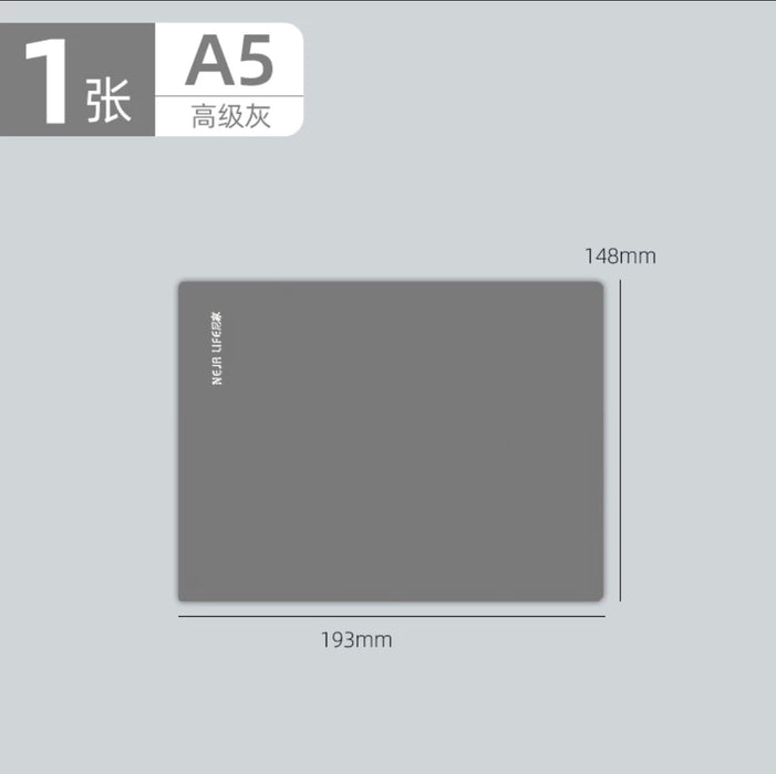 Soft Backing Plate Advanced Grey A5柔软书写垫板 练字垫 高级灰 A5