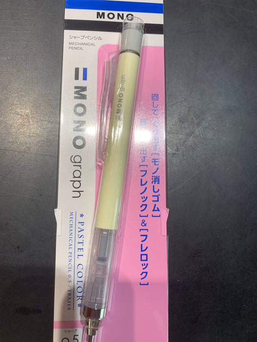 mono graph pencil cream yellow