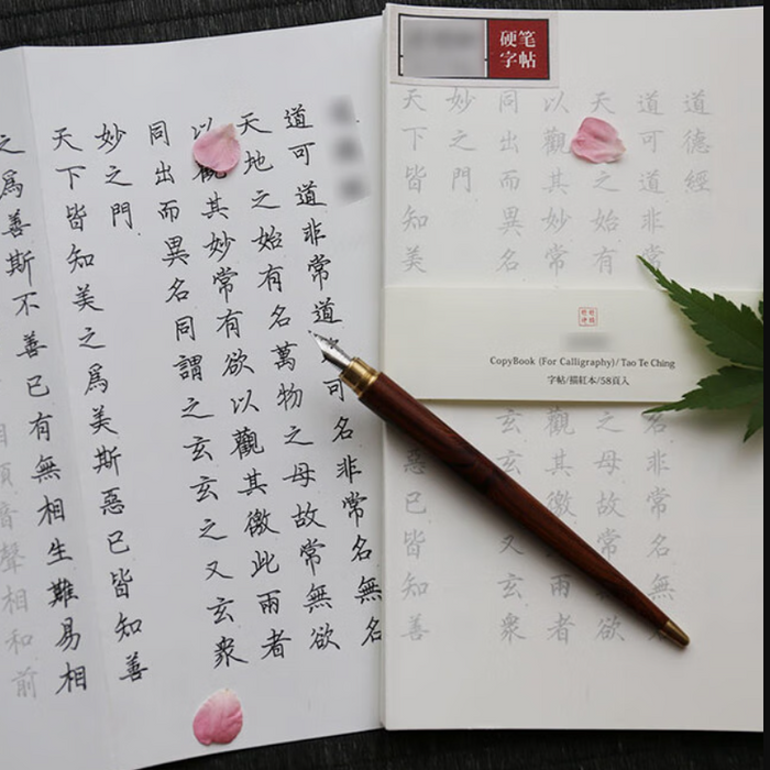此时此地硬笔字帖 道德经