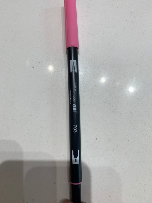 TOMBOW : DUAL TIP BLENDABLE BRUSH PEN : PINK ROSE