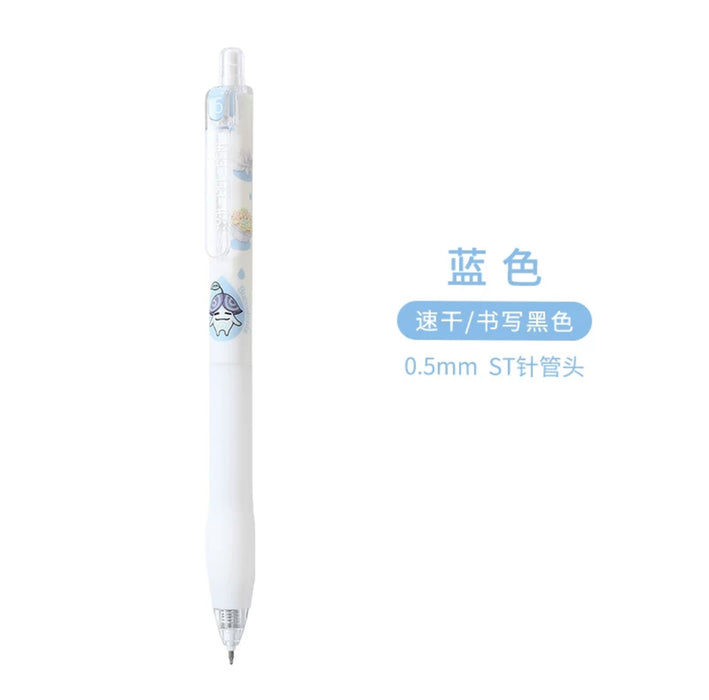 DOMI 973 "Succulents" Gel Pen Random Color 东米973多肉精灵按动中性笔ST速干 颜色随机