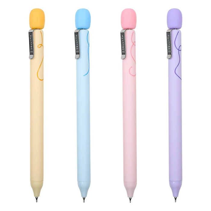 ZENNYTH Ballon Style Gel Pen Yellow 赞仕气球笔ins高颜值捏捏解压按动笔0.5 黄色笔杆
