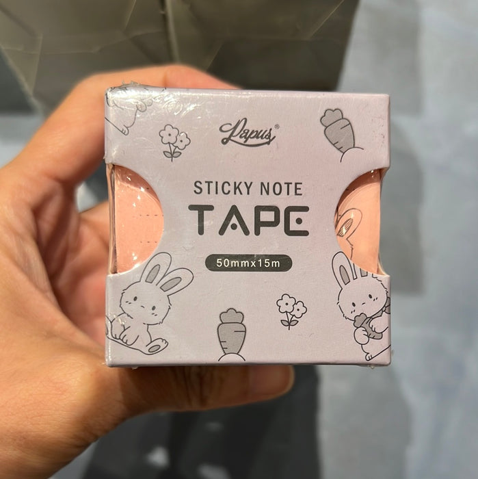 PAPUS Sticky Note Tape - Rabbit兔兔主题便笺胶带