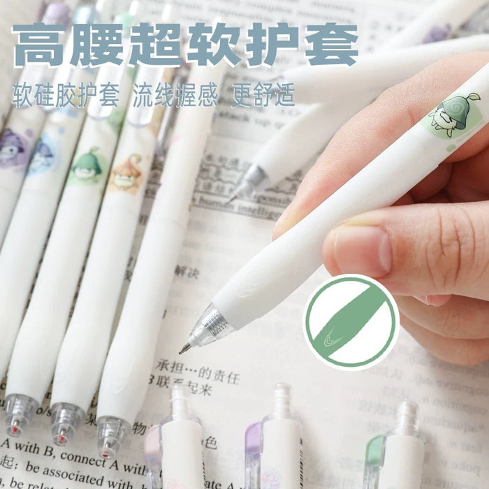 DOMI 973 "Succulents" Gel Pen Random Color 东米973多肉精灵按动中性笔ST速干 颜色随机